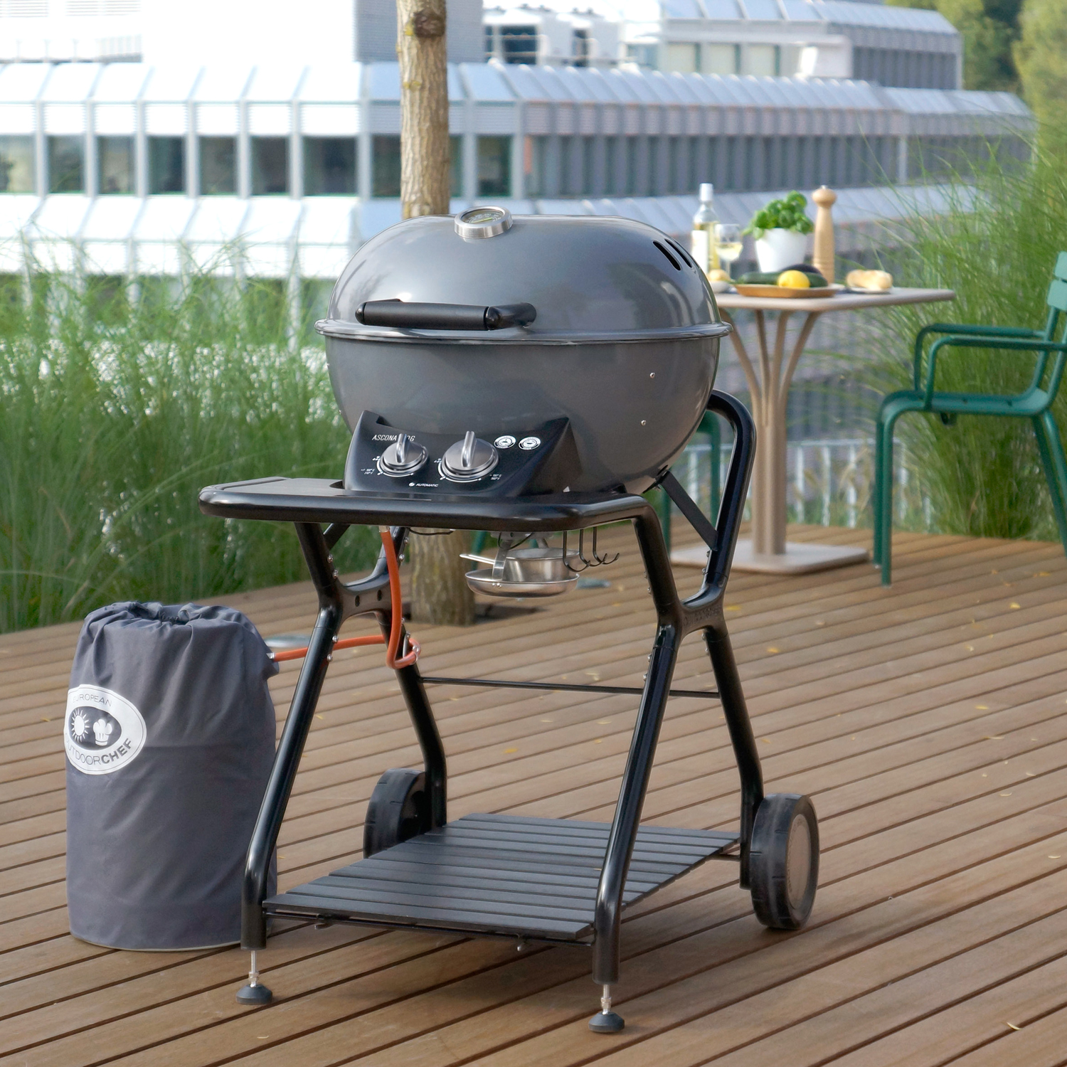 Outdoorchef Ascona 570 G Gas-Kugelgrill Dunkelgrau