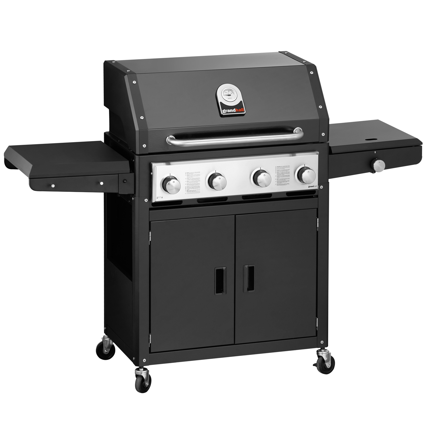 Grandhall Xenon 4 Gasgrill Schwarz