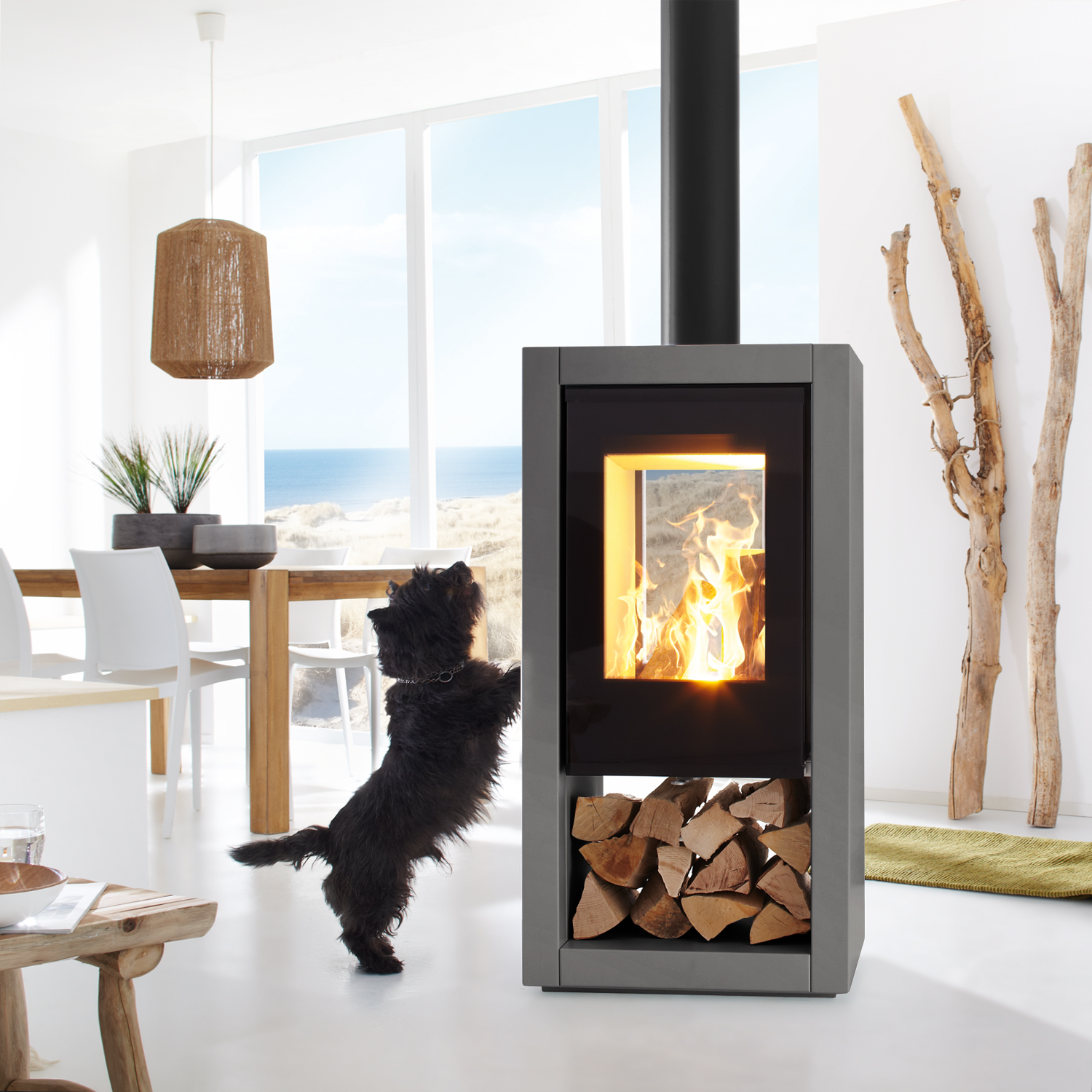 Spartherm Ambiente a8 Kaminofen Titan