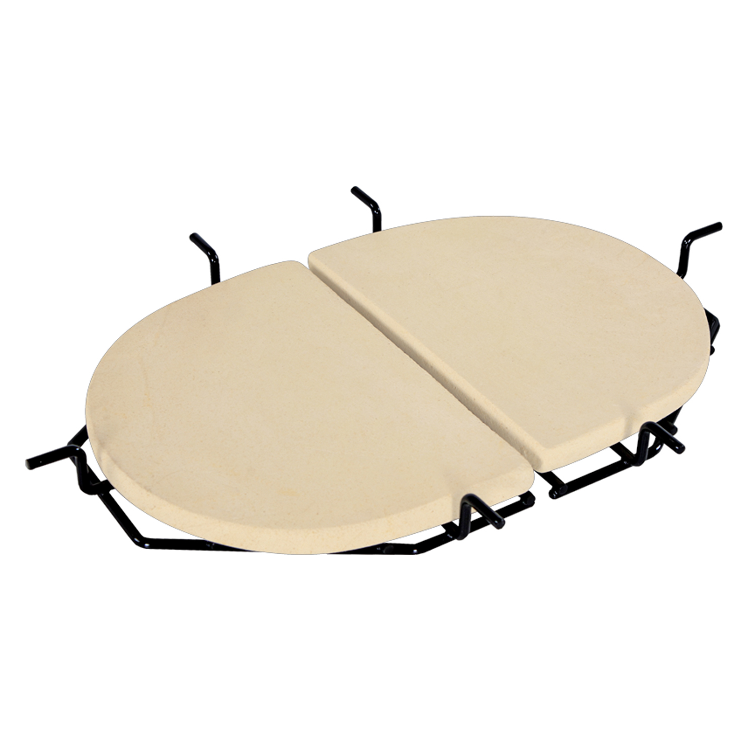 Primo Keramik Hitzeschutzplatten für Oval 300 Large, 2er Set