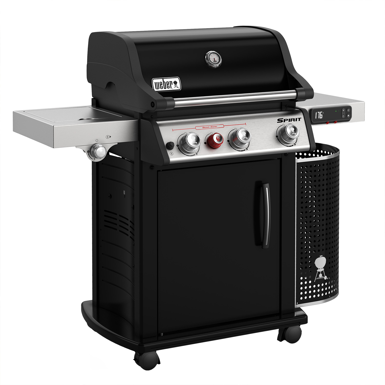 Weber Spirit EPX-335 GBS Smart Gas-Grillstation Schwarz