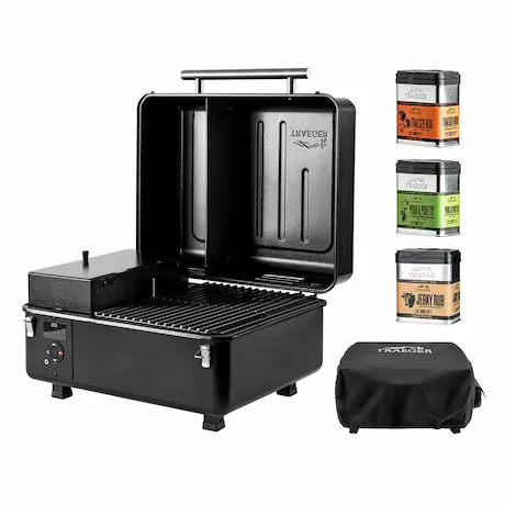 Traeger Pellet Grill Set: Ranger, Rubs, Grillabdeckung